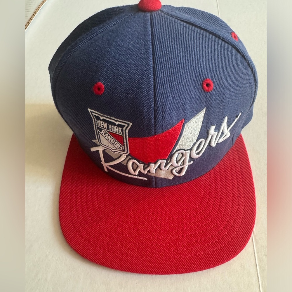 New York Rangers Flat Brim Snap Back Hat